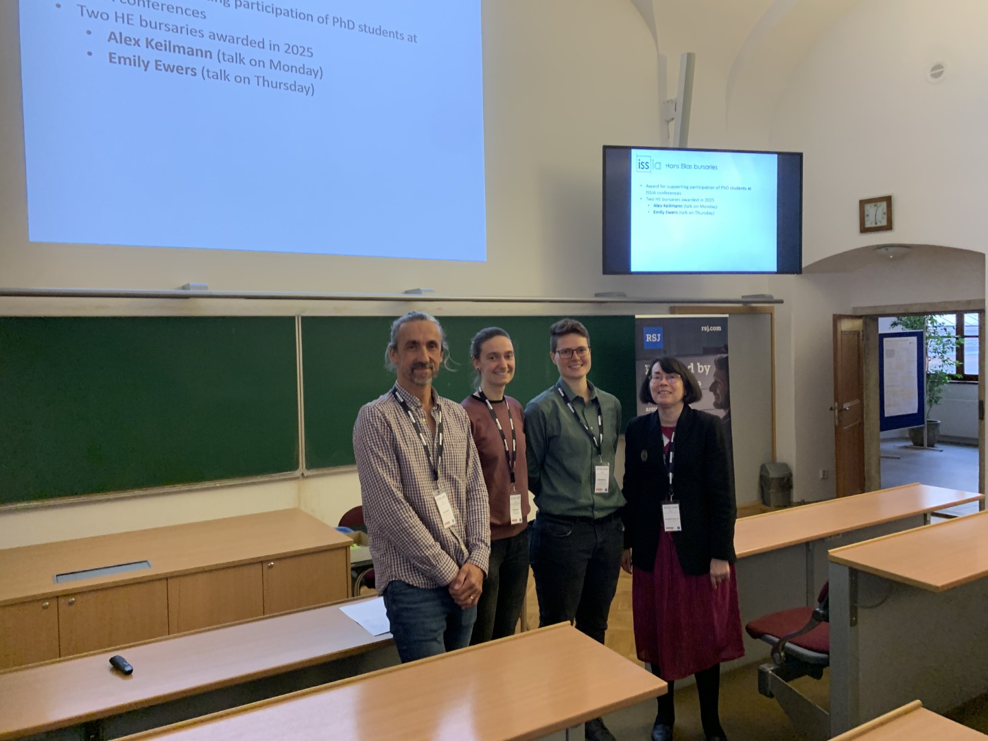 Aleš Kladnik, Emily Ewers, Alex Keilmann, Dorothy Oorschot (left to right)